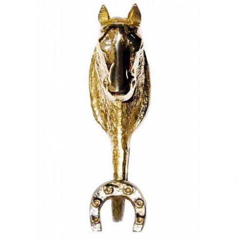 Percha Caballo. Fabricada en Bronce.