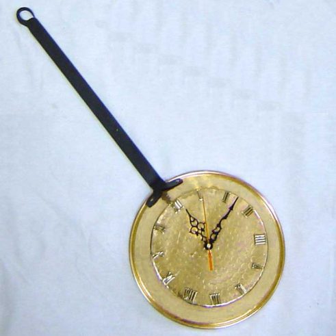 Reloj de Pared Sartén de Latón